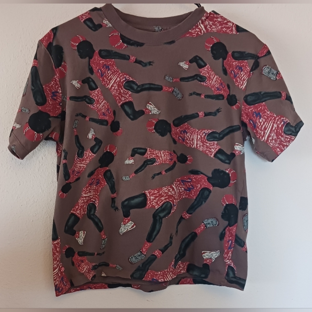 Nike Women's T-Shirt Jordan Artist Series by Parker Duncan Size Small